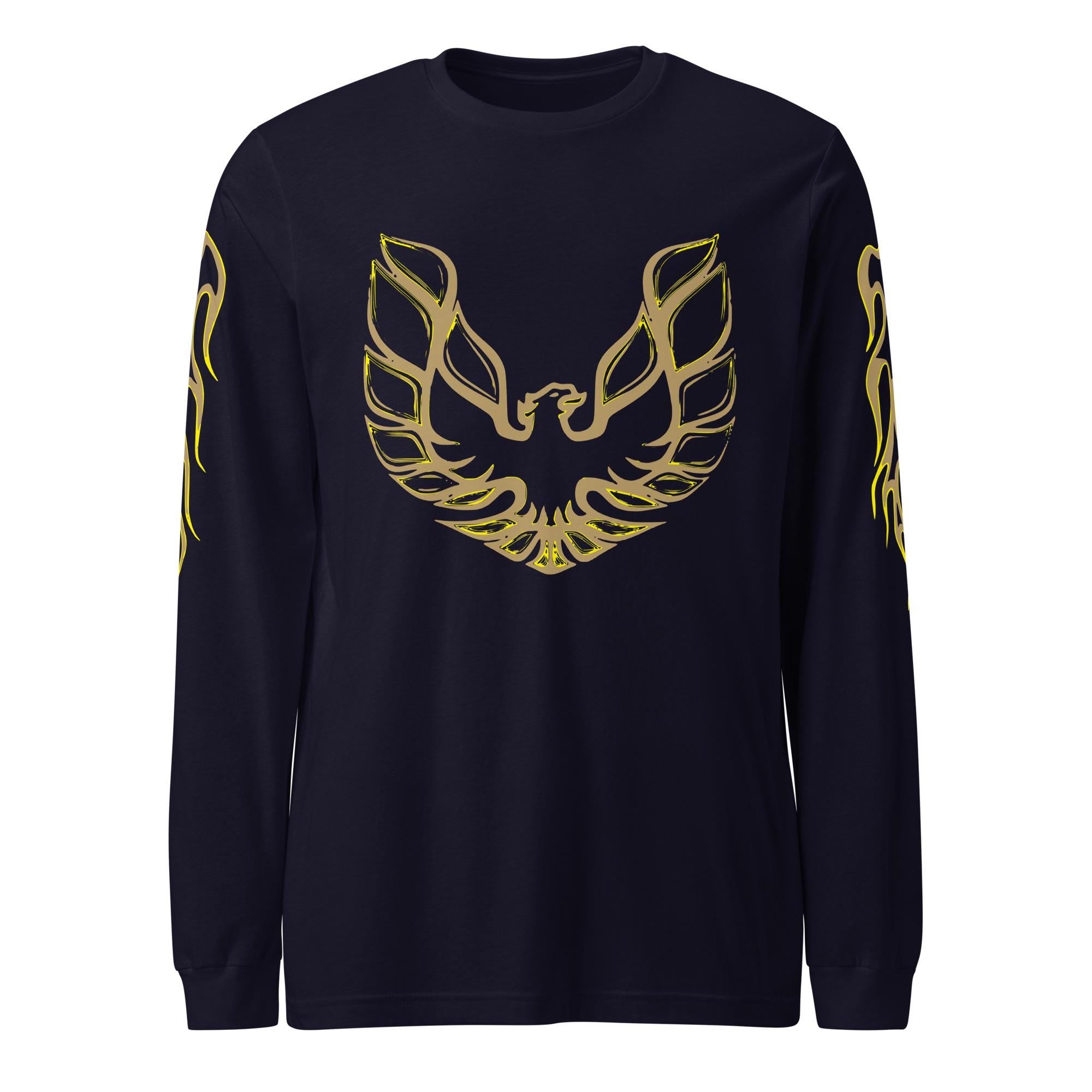 Pontiac Trans Am Long Sleeve Shirt with flames | Car Enthusiast Gift • Pontiac Firebird Shirt