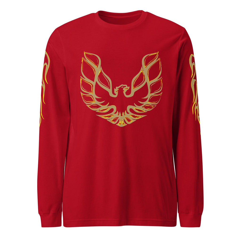 Pontiac Trans Am Long Sleeve Shirt with flames | Car Enthusiast Gift • Pontiac Firebird Shirt
