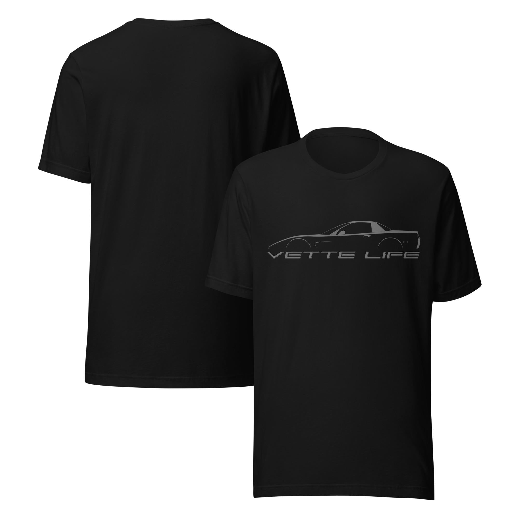 Corvette C5 Silhouette T-Shirt | Chevy Corvette Racing Shirt | Car Guy Gift
