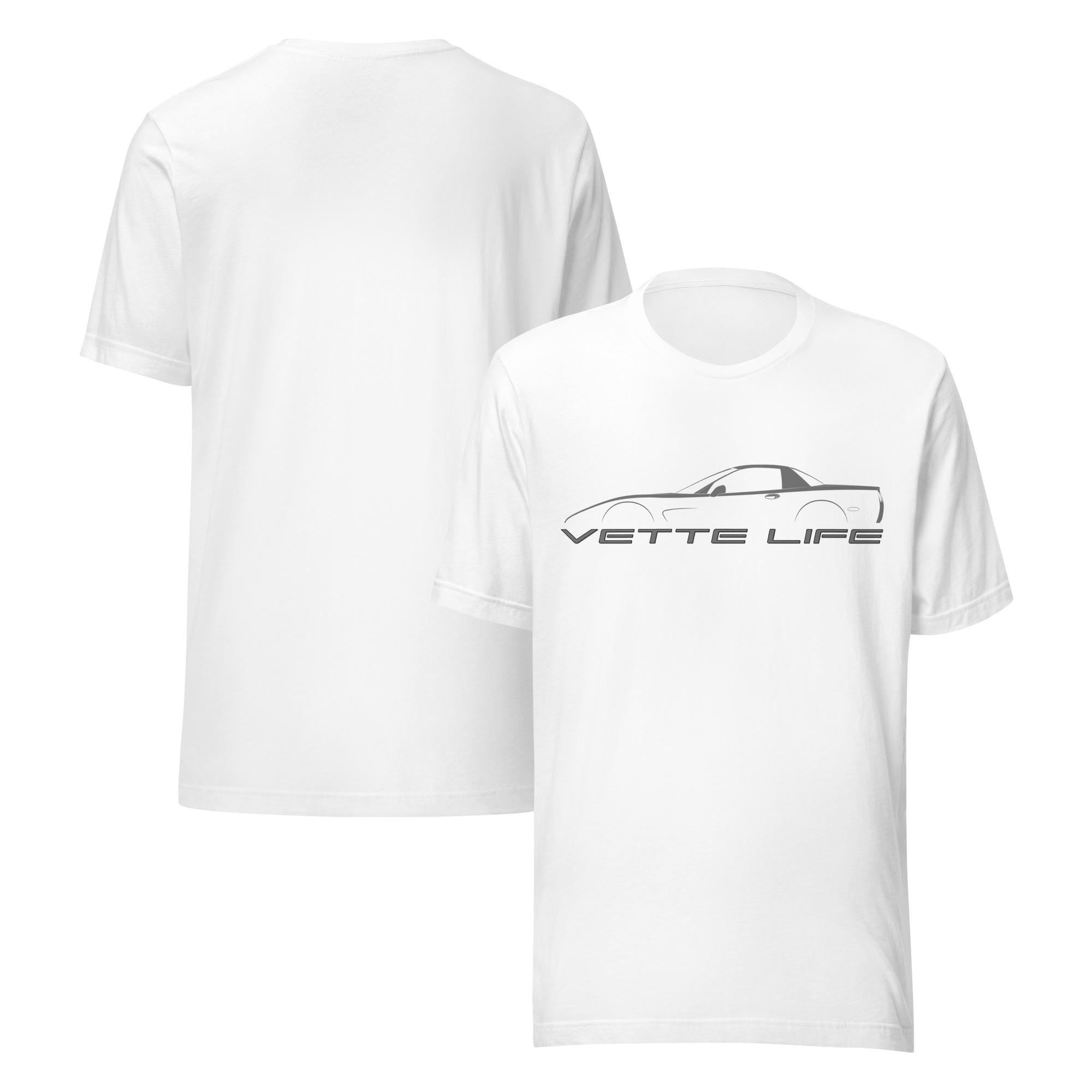 Corvette C5 Silhouette T-Shirt | Chevy Corvette Racing Shirt | Car Guy Gift