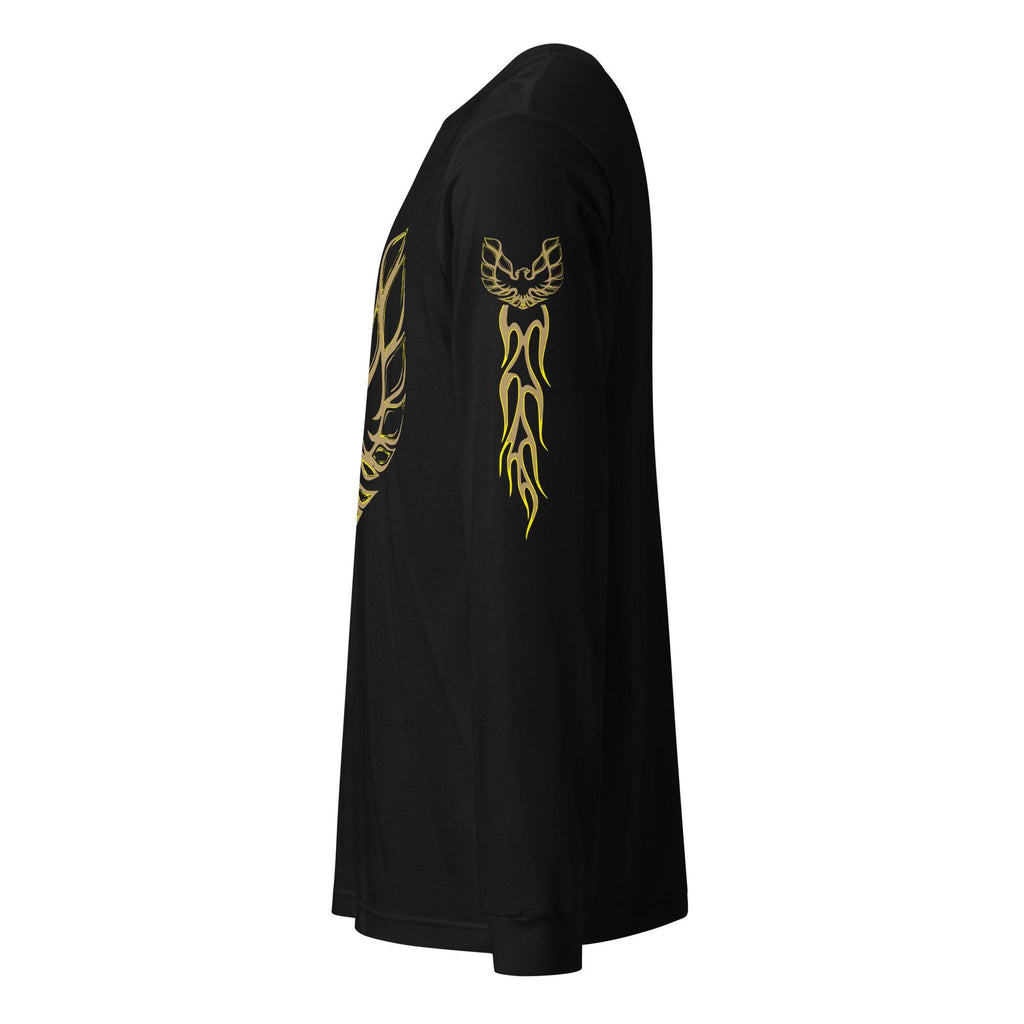 Pontiac Trans Am Long Sleeve Shirt with fire bird on sleeves | Car Guy Gift • Car Enthusiast Gift • Pontiac Firebird Shirt