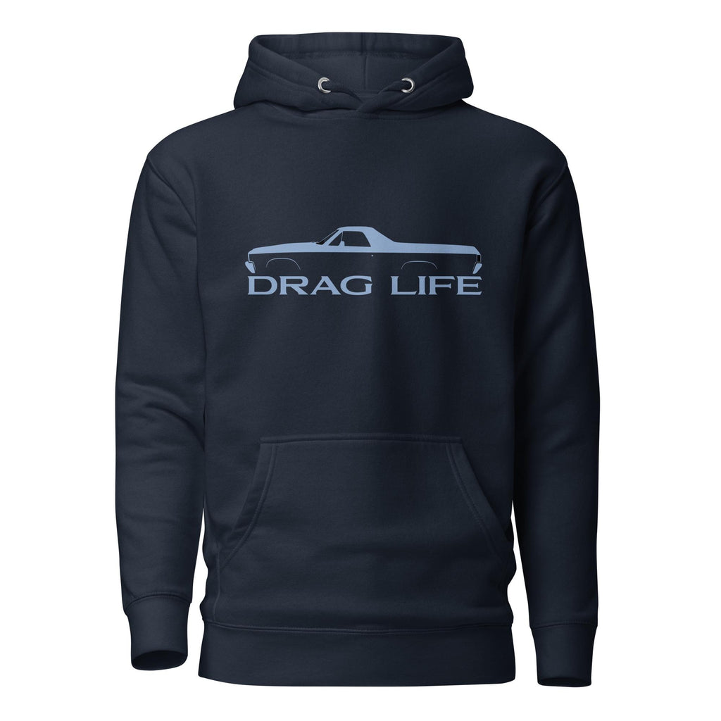 El Camino Drag Life Hoodie | Car Enthusiast Gift | Drag Racing Sweatshirt