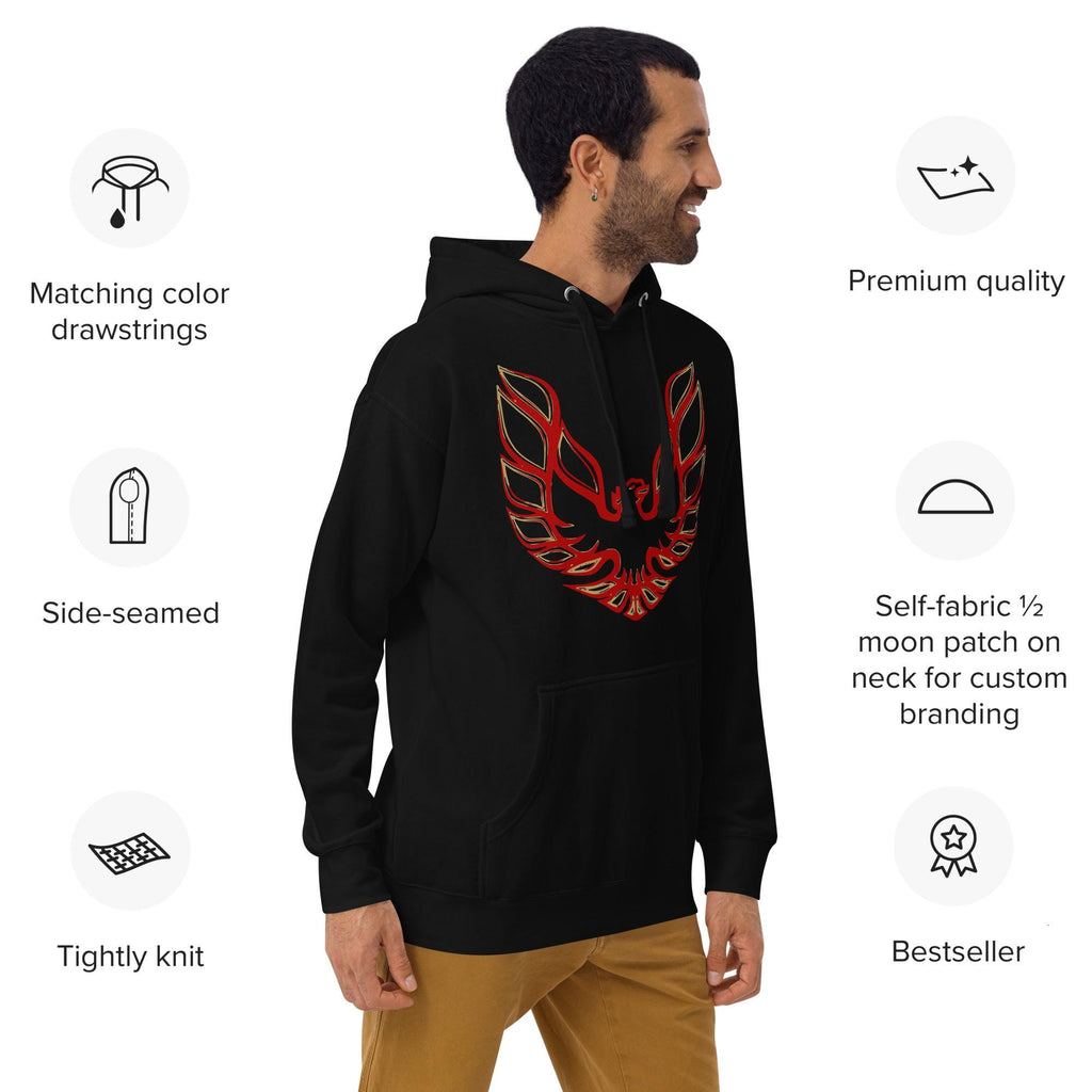 Pontiac Trans Am Hoodie – Sports Team Color Inspired Muscle Car Sweatshirt