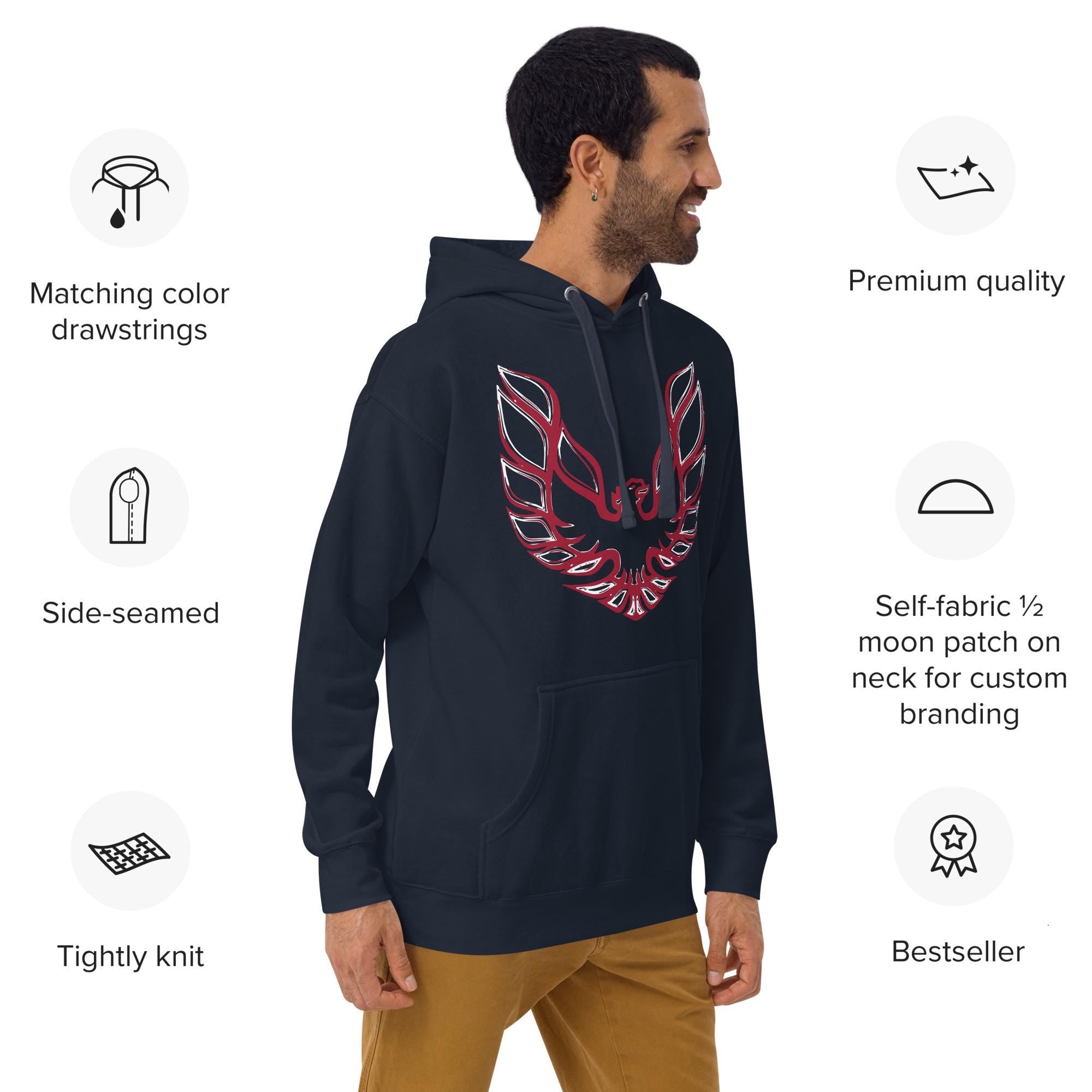 Pontiac Trans Am Hoodie – Sports Team Color Inspired Muscle Car Sweatshirt
