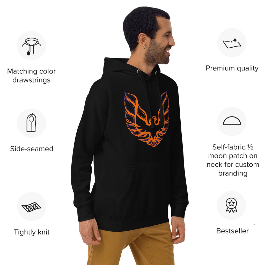 Pontiac Trans Am Hoodie – Sports Team Color Inspired Muscle Car Sweatshirt