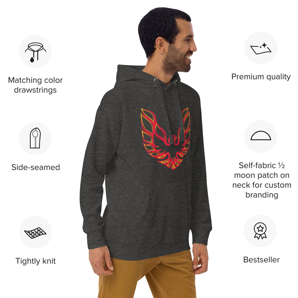 Pontiac Trans Am Hoodie – Sports Team Color Inspired Muscle Car Sweatshirt