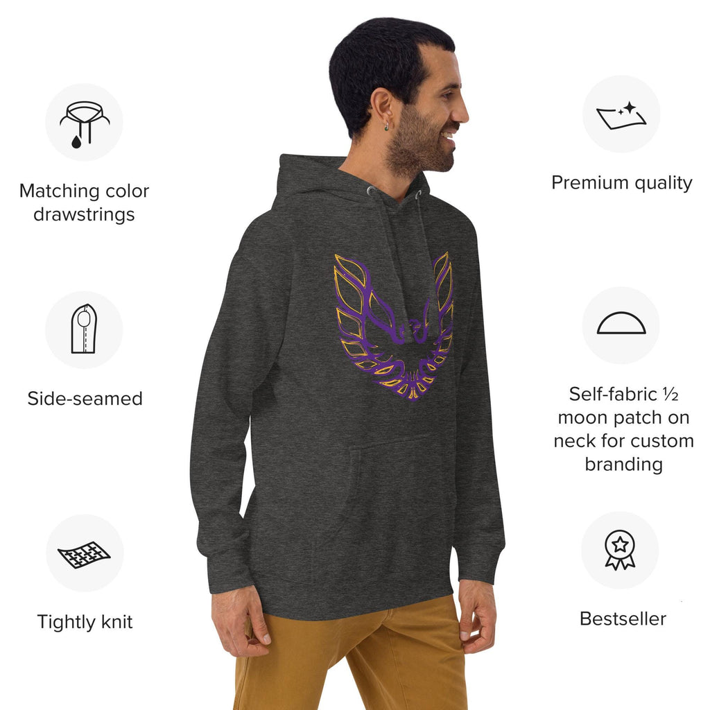 Pontiac Trans Am Hoodie – Sports Team Color Inspired Muscle Car Sweatshirt
