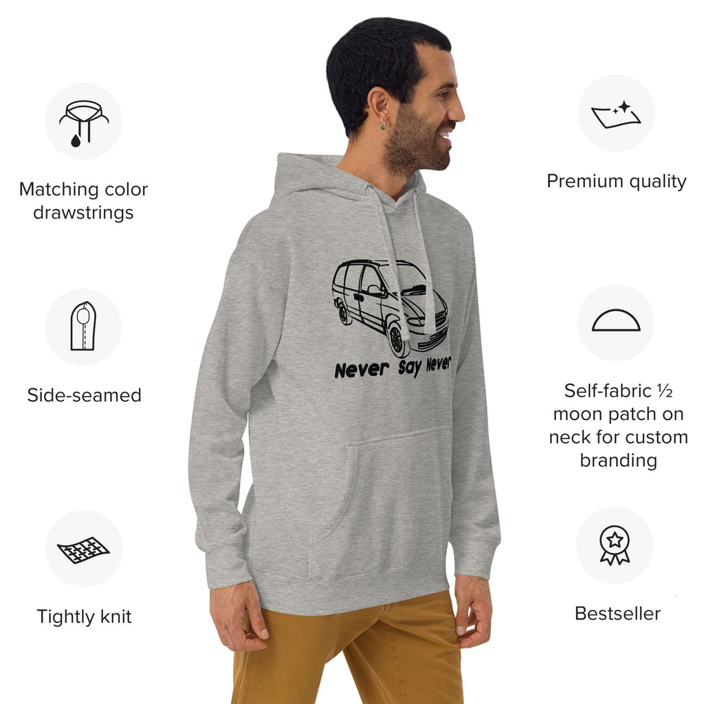 New Dad Gift Hoodie | Minivan Hoodie – Parenting Humor Sweatshirt, Soccer Mom Van Life