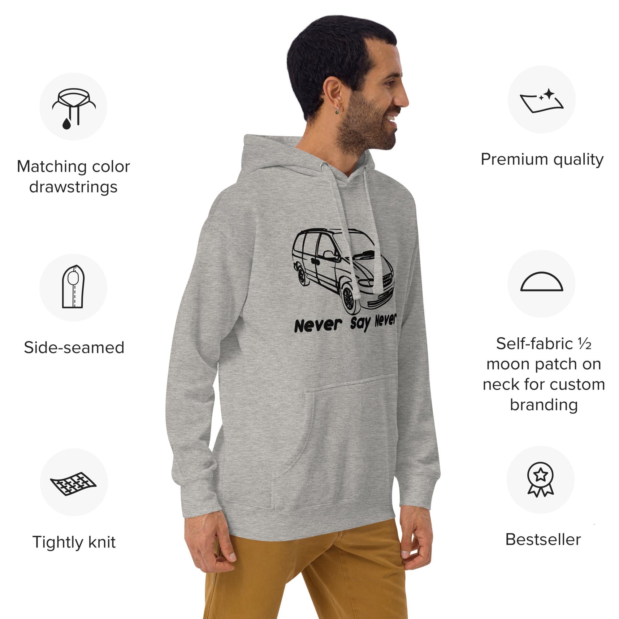 New Dad Gift Hoodie | Minivan Hoodie – Parenting Humor Sweatshirt, Soccer Mom Van Life