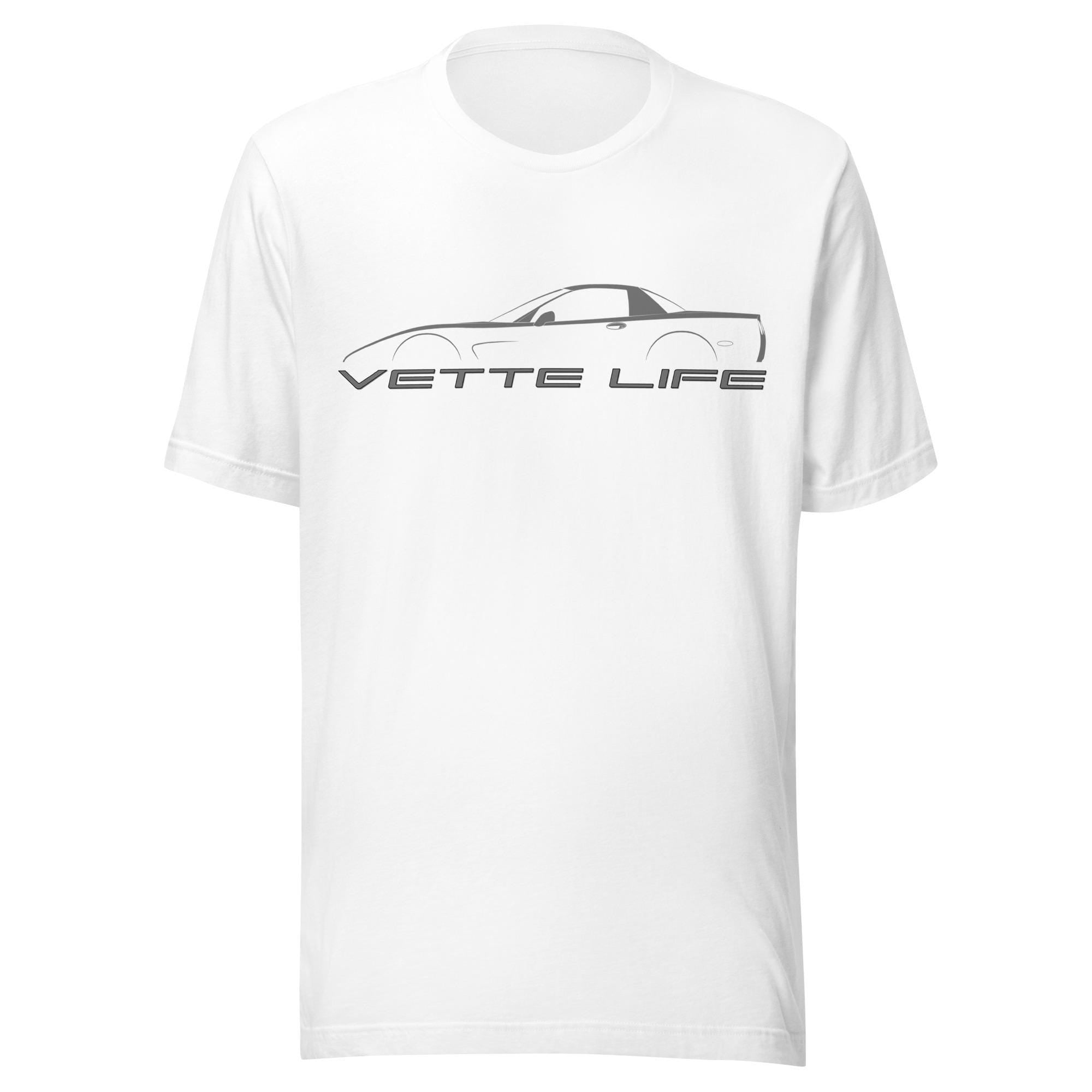 Corvette C5 Silhouette T-Shirt | Chevy Corvette Racing Shirt | Car Guy Gift