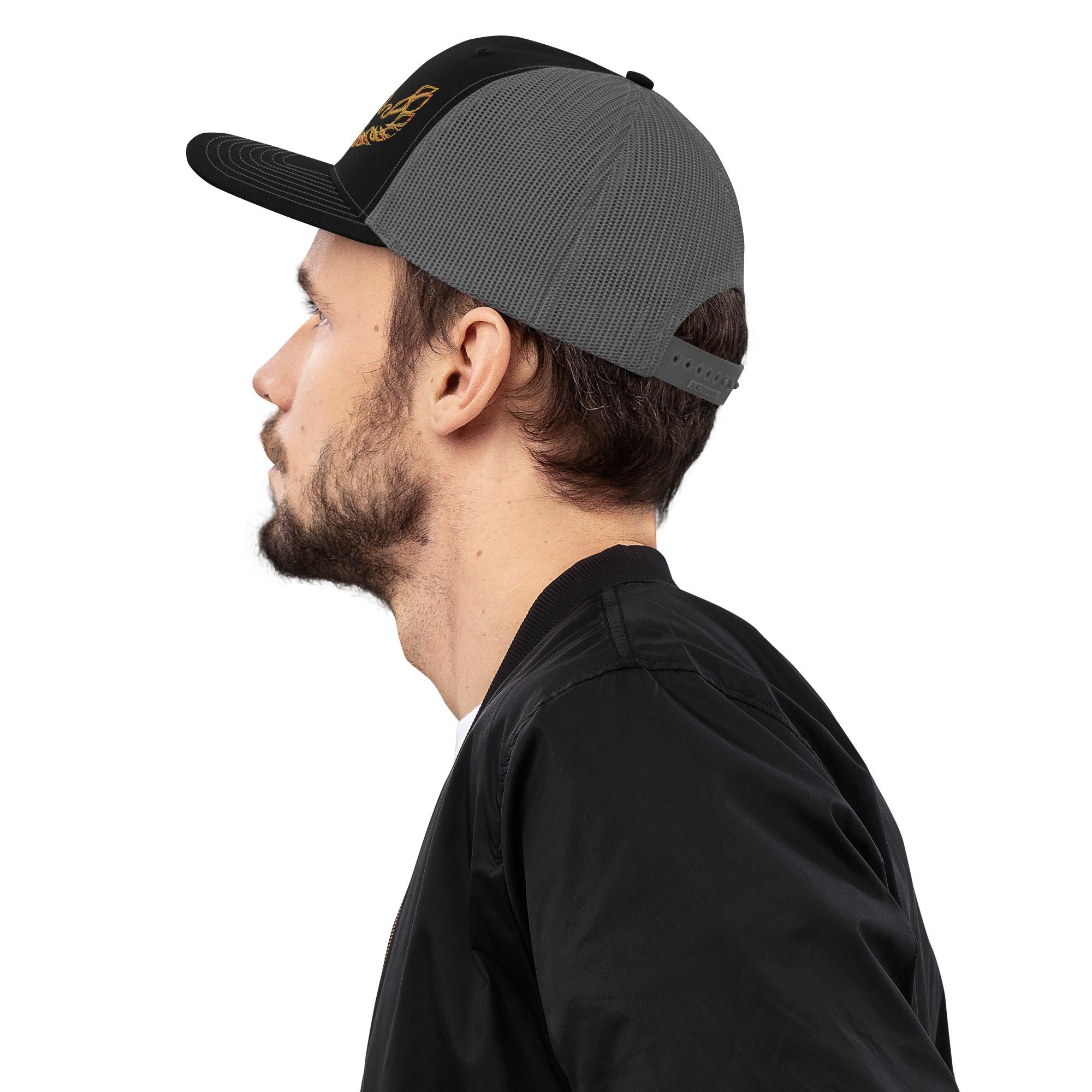 Pontiac Trans Am Trucker Hat | Premium Richardson Hat | 3D Puff Embroidered Firebird Cap | Retro Muscle Car Hat | Car Enthusiast Gift