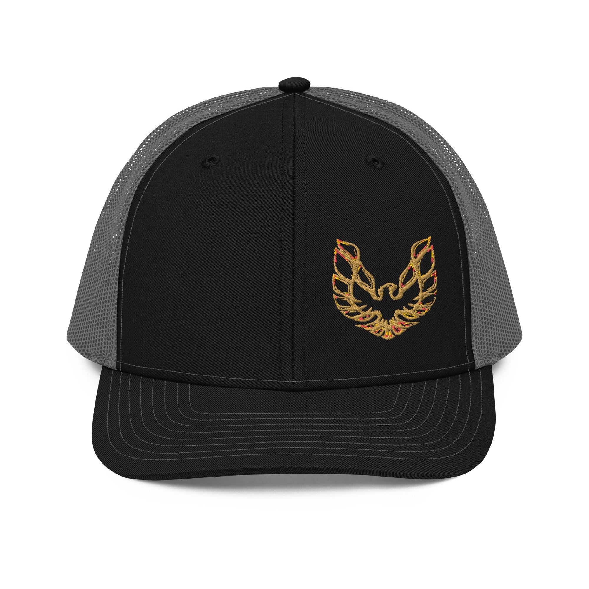 Pontiac Trans Am Trucker Hat | Premium Richardson Hat | 3D Puff Embroidered Firebird Cap | Retro Muscle Car Hat | Car Enthusiast Gift