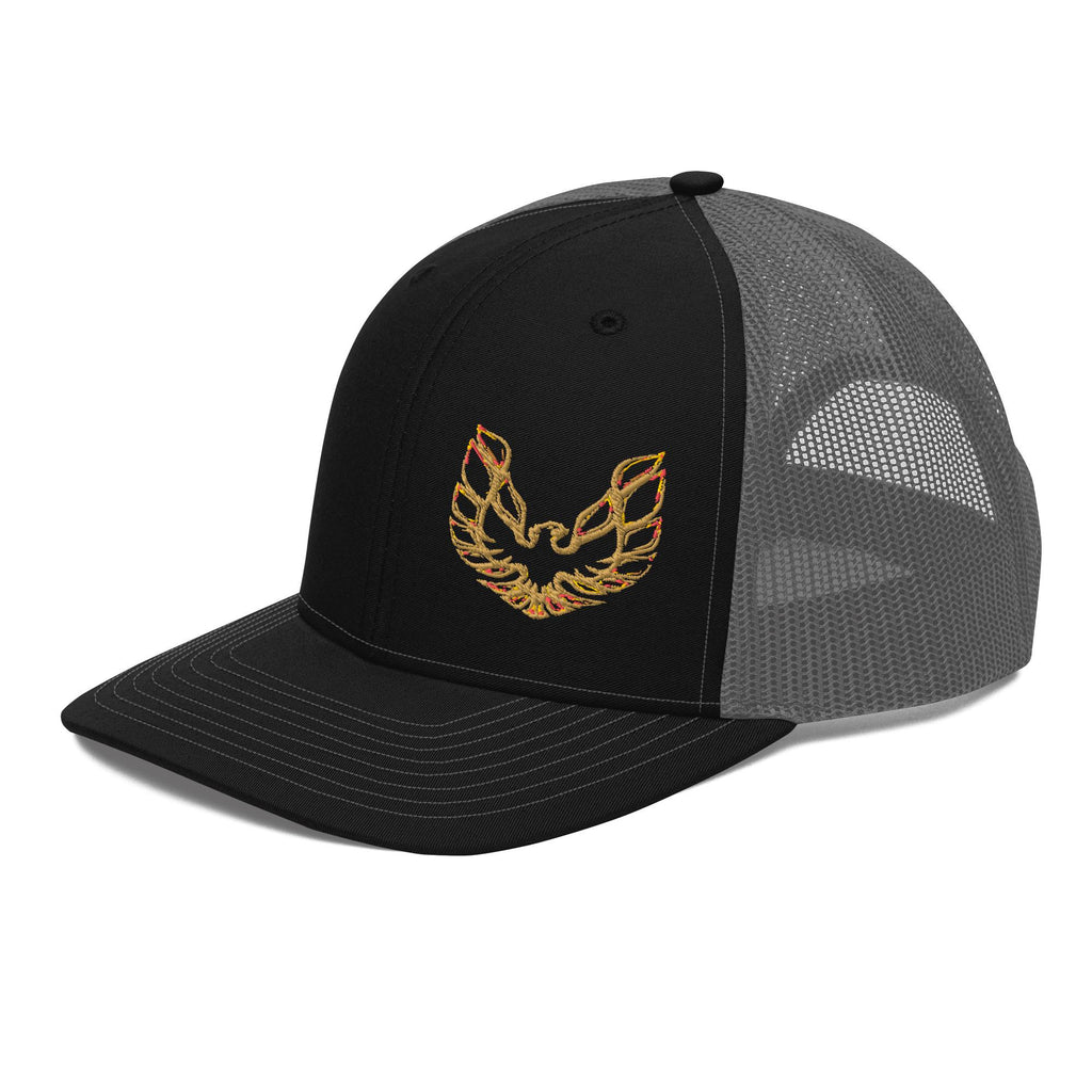 Pontiac Trans Am Trucker Hat | Premium Richardson Hat | 3D Puff Embroidered Firebird Cap | Retro Muscle Car Hat | Car Enthusiast Gift