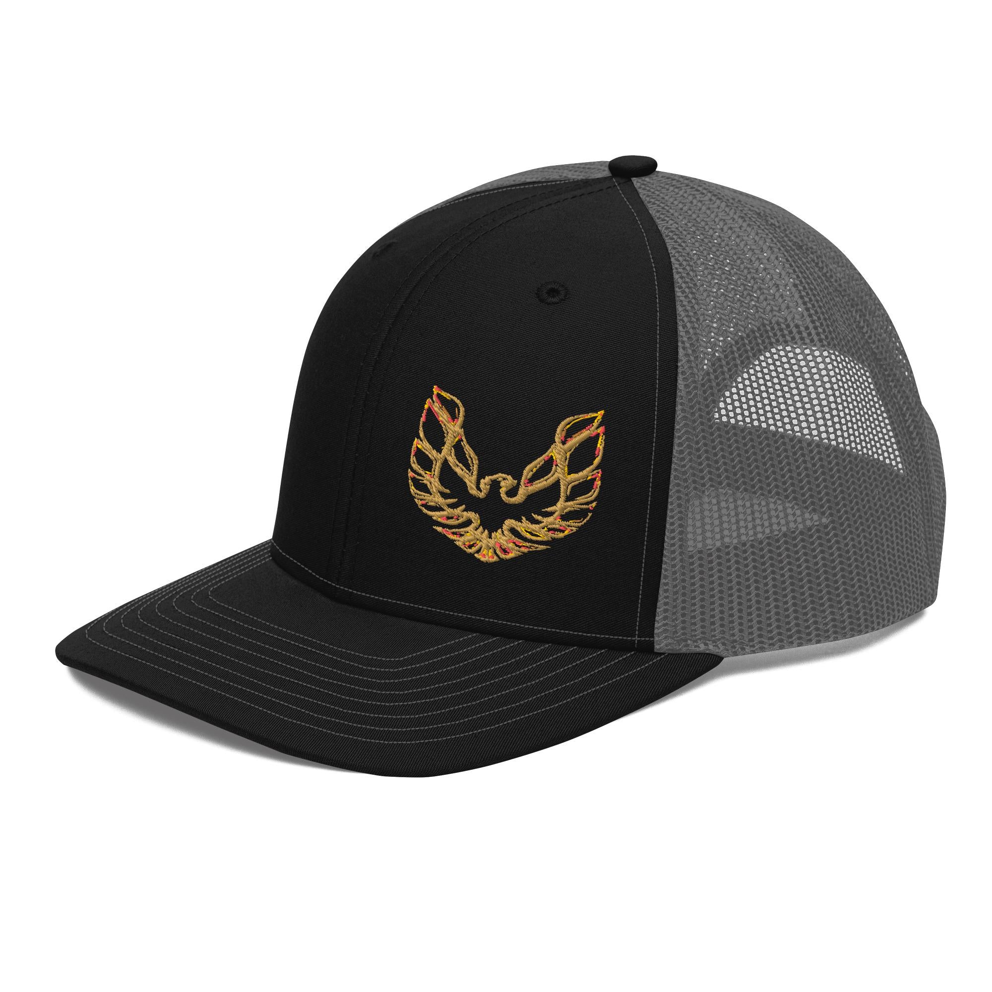 Pontiac Trans Am Trucker Hat | Premium Richardson Hat | 3D Puff Embroidered Firebird Cap | Retro Muscle Car Hat | Car Enthusiast Gift