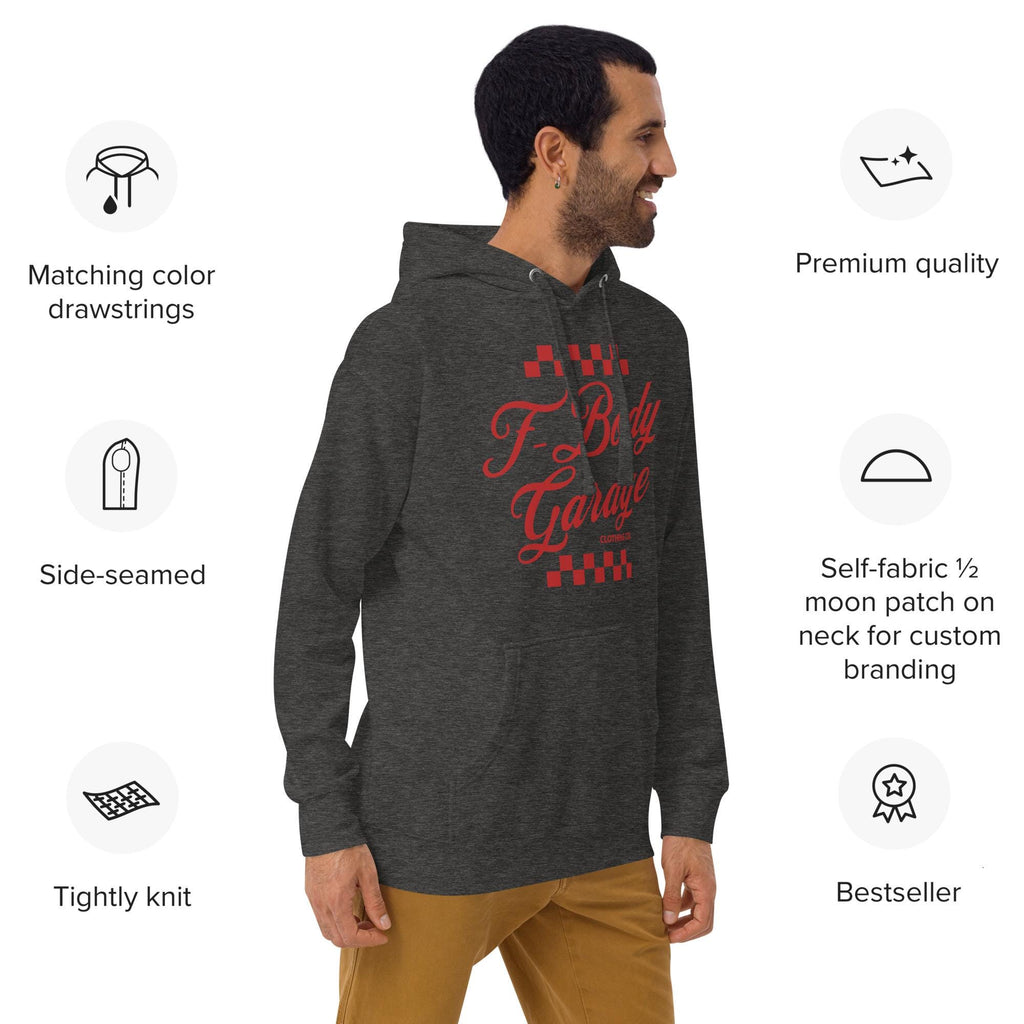 Vintage F-Body Garage Hoodie | Pontiac Trans Am & Firebird Hoodie | Retro Muscle Car Hoodie | Car Enthusiast Hoodie | Dad Gift