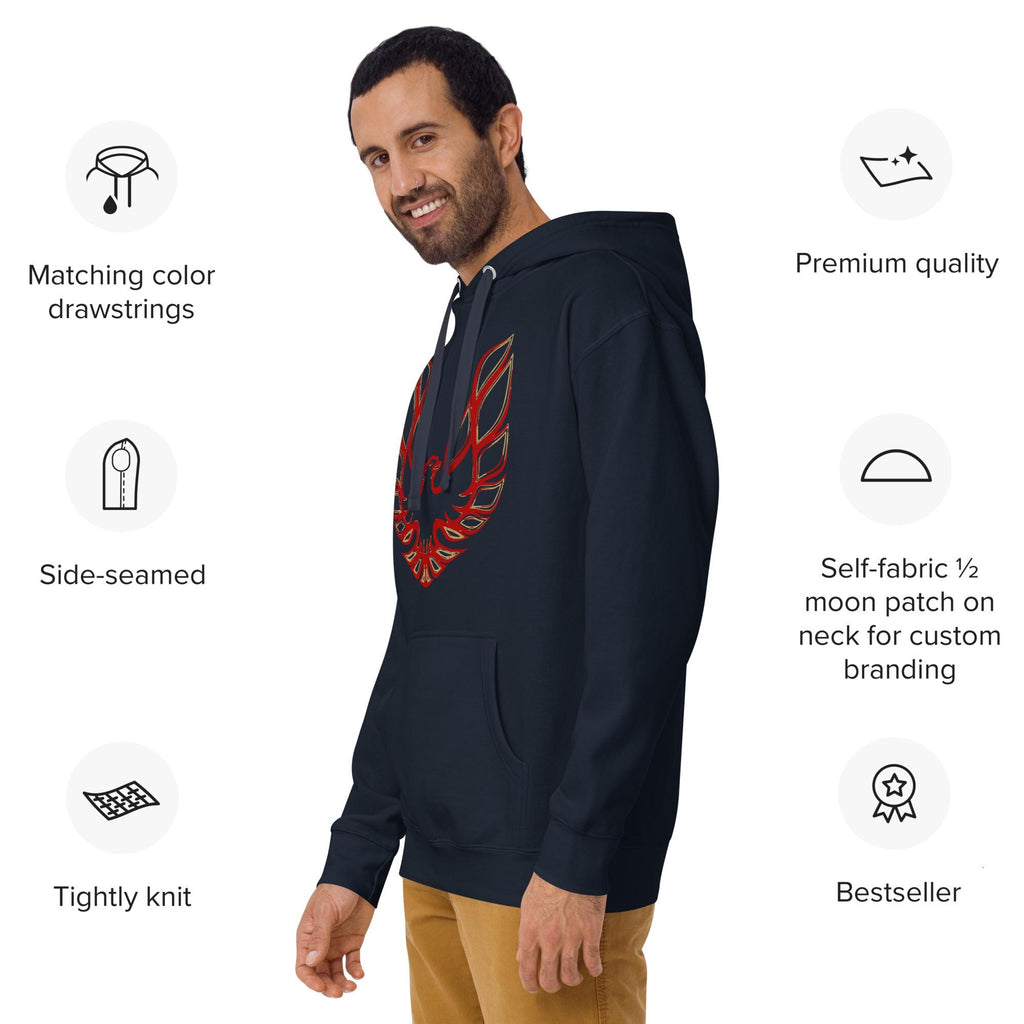 Pontiac Trans Am Hoodie – Sports Team Color Inspired Muscle Car Sweatshirt