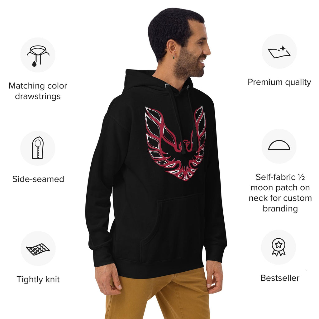 Pontiac Trans Am Hoodie – Sports Team Color Inspired Muscle Car Sweatshirt