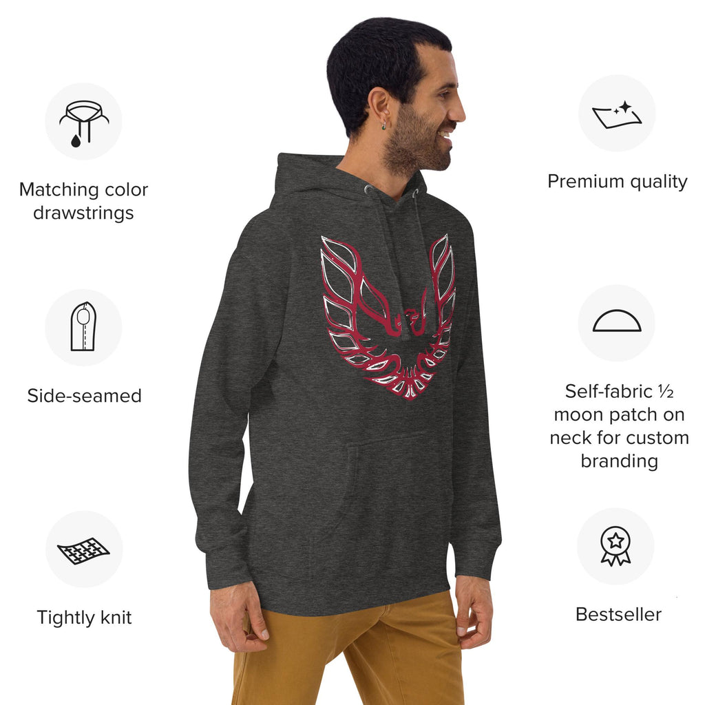 Pontiac Trans Am Hoodie – Sports Team Color Inspired Muscle Car Sweatshirt