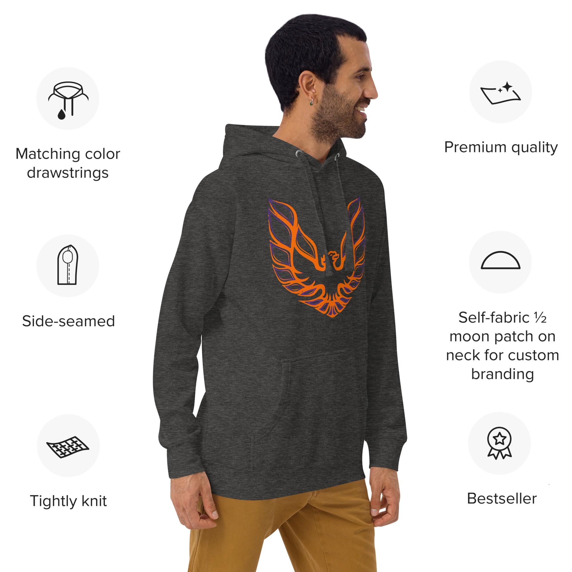 Pontiac Trans Am Hoodie – Sports Team Color Inspired Muscle Car Sweatshirt