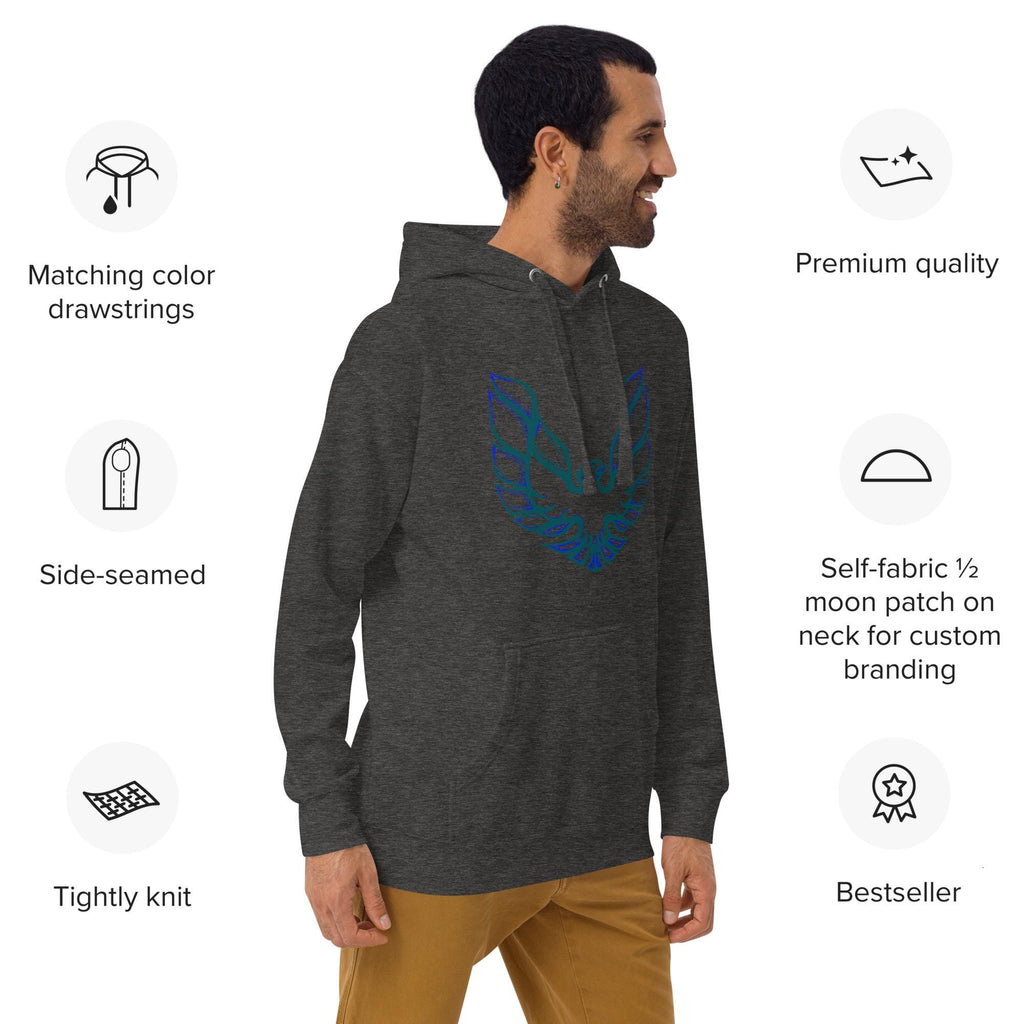 Pontiac Trans Am Hoodie – Sports Team Color Inspired Muscle Car Sweatshirt