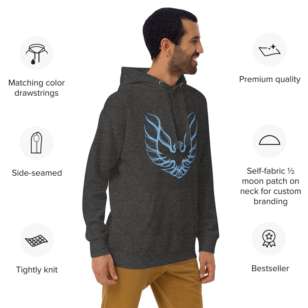 Pontiac Trans Am Hoodie – Sports Team Color Inspired Muscle Car Sweatshirt