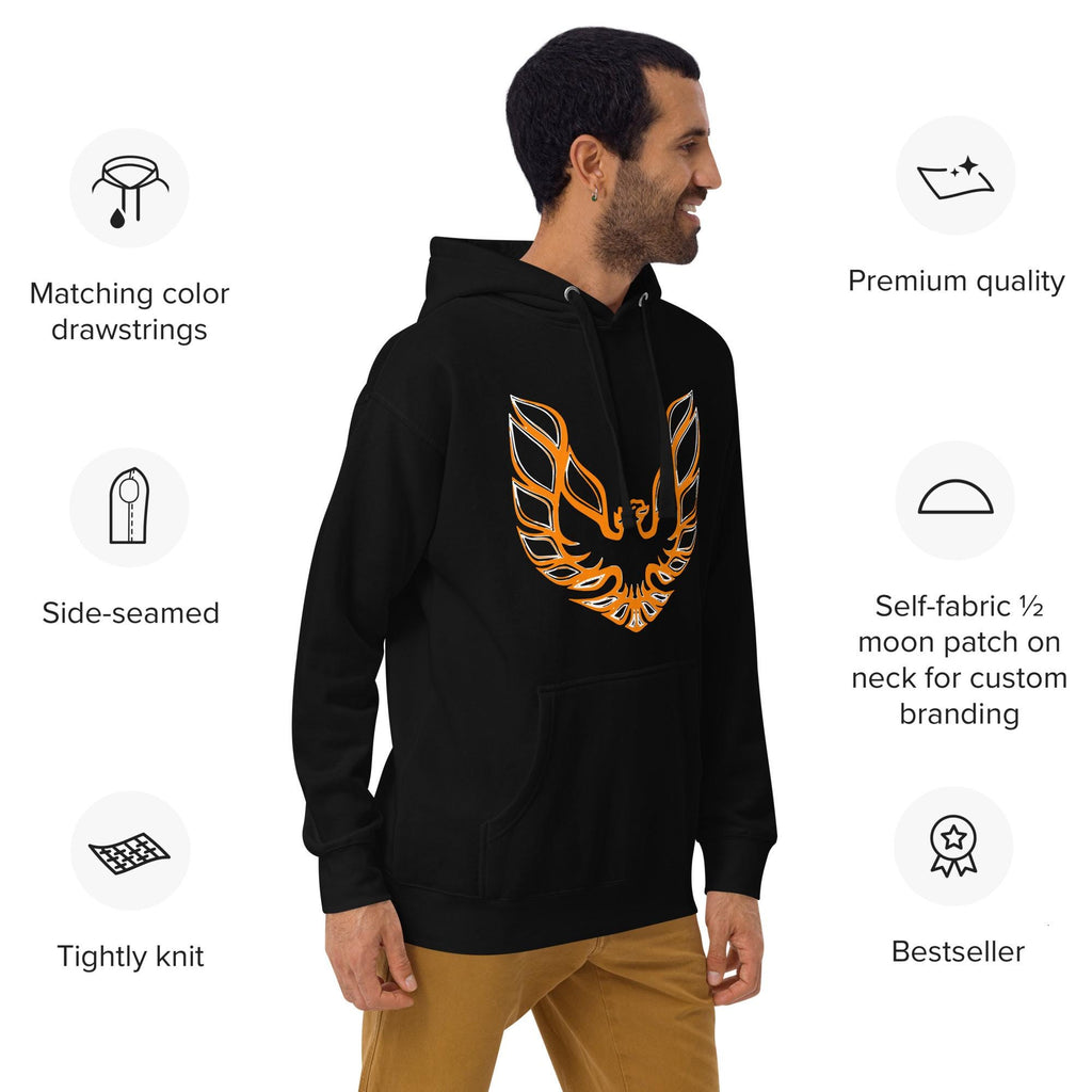 Pontiac Trans Am Hoodie – Sports Team Color Inspired Muscle Car Sweatshirt