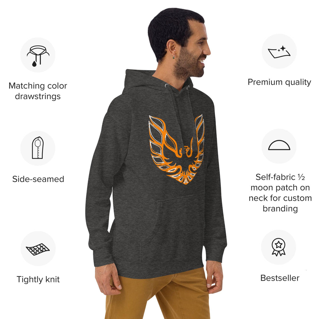 Pontiac Trans Am Hoodie – Sports Team Color Inspired Muscle Car Sweatshirt
