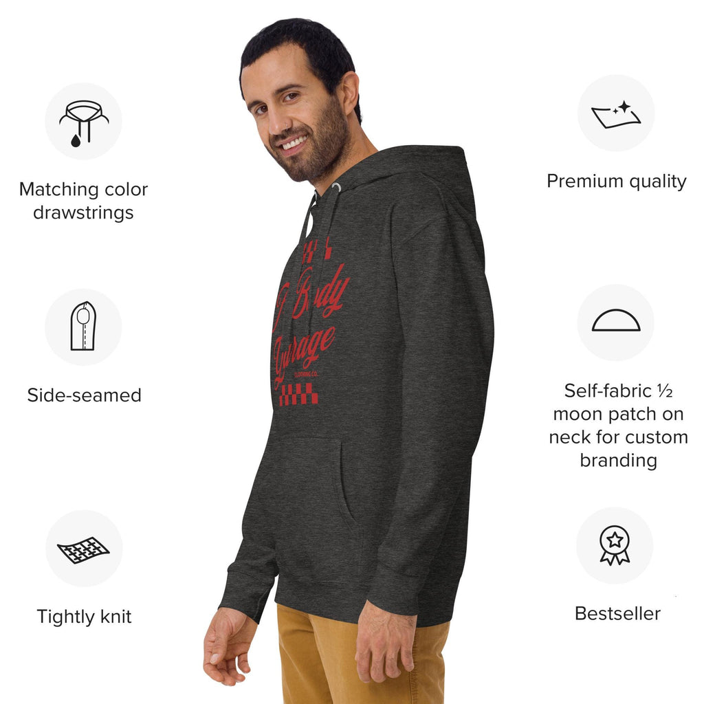 Vintage F-Body Garage Hoodie | Pontiac Trans Am & Firebird Hoodie | Retro Muscle Car Hoodie | Car Enthusiast Hoodie | Dad Gift