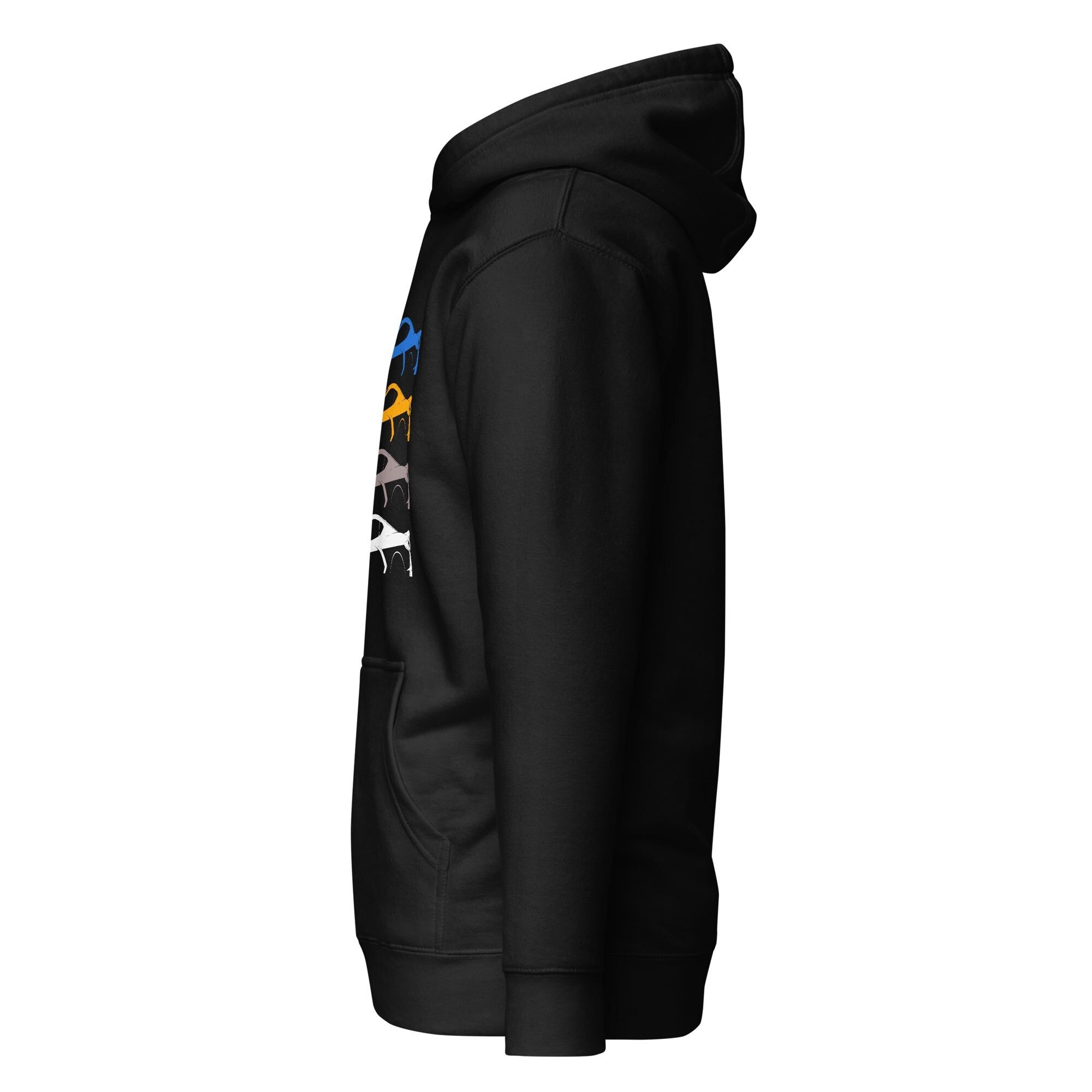 C8 Corvette Hoodie | Mid Engine Corvette Sweatshirt | Chevy Corvette Silhouette Pullover | Corvette Owner Gift | Bella Canvas Graphic Hoodie