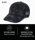 Chevrolet Camo Tactical Cap | Embroidered Bowtie, American Flag Patch
