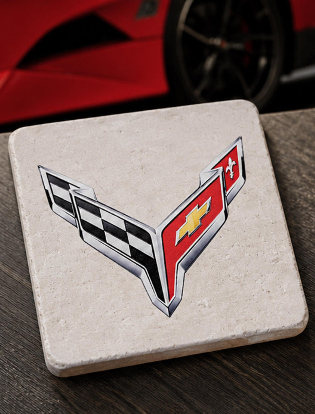 C8 Corvette Coaster | Corvette Gift
