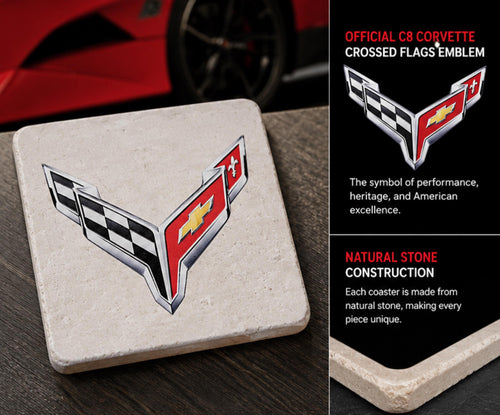 C8 Corvette Coaster | Corvette Gift