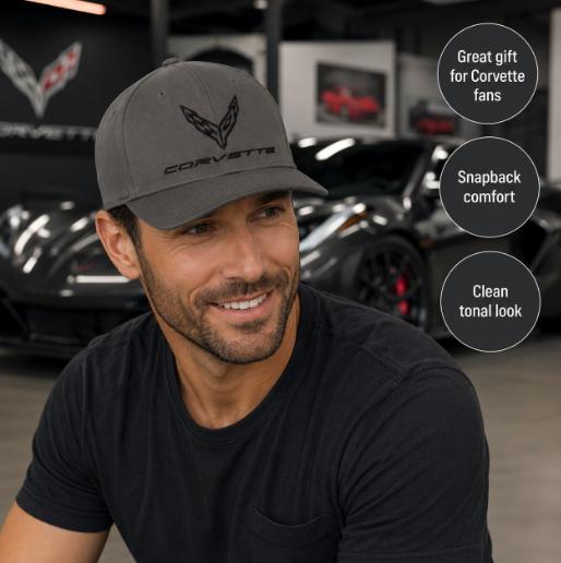Corvette Snapback Cap | Officially Licensed GM Merchandise