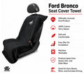 Ford Bronco Seat Cover Towel | 100% Cotton Terry Velour, Officially Licensed