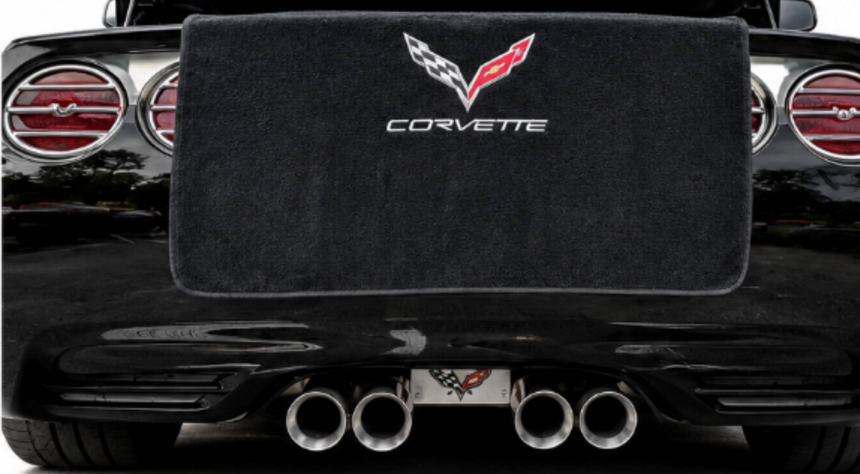 C7 Corvette Trunk Towel | 2014-2019 Rear Bumper Protector | Terry Velour Cargo Mat