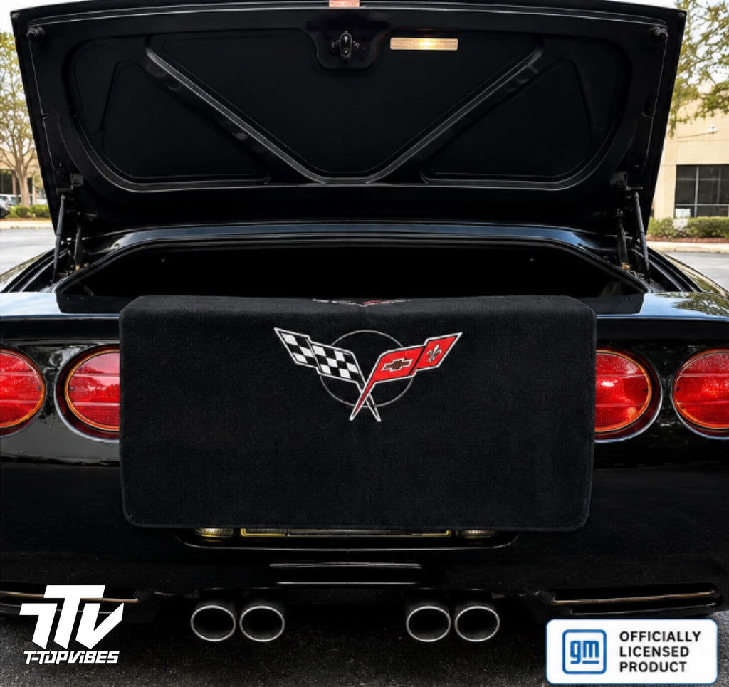 C5 Corvette Trunk Towel | 1997-2004 Corvette Rear Bumper Protector | Terry Velour Cargo Mat