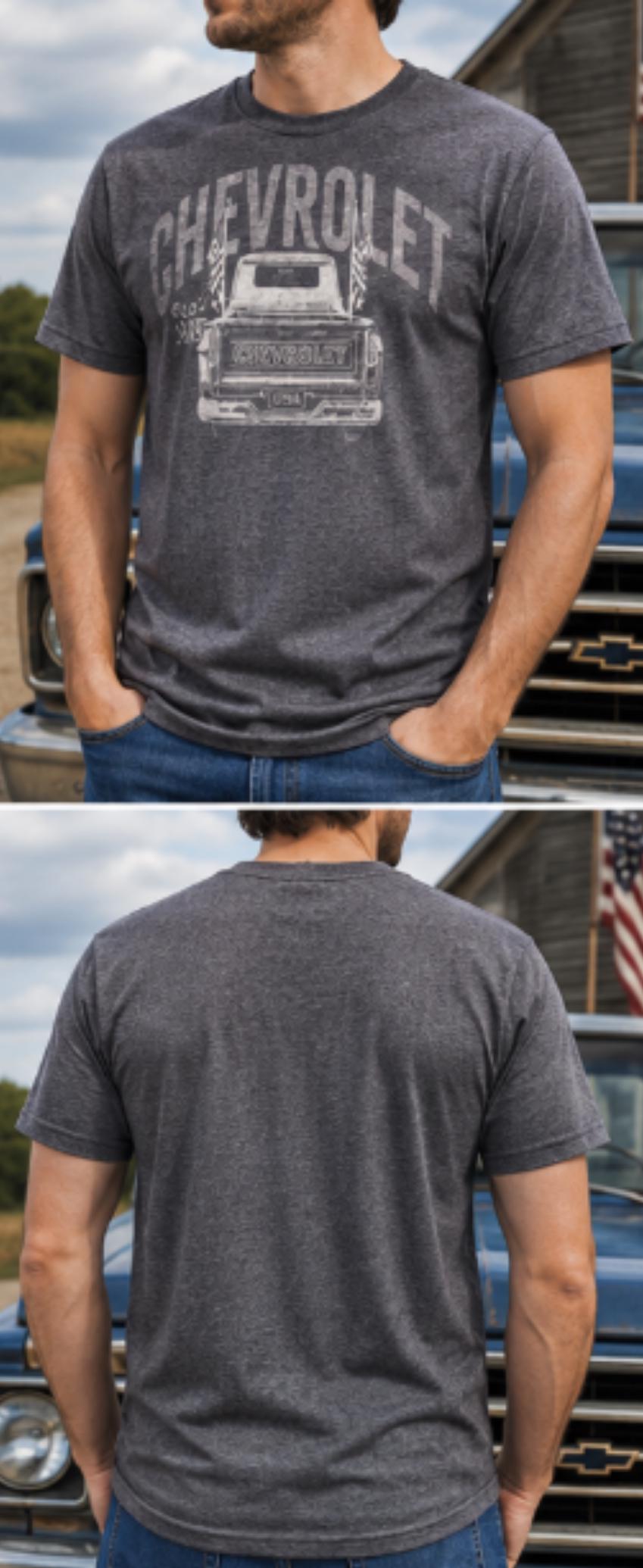 Vintage Chevy Truck Patriot T-Shirt | Distressed Classic Chevrolet Graphic Tee