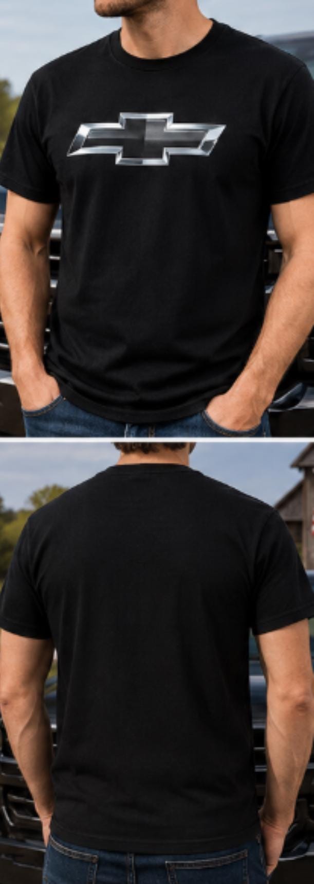 Chevrolet Black Bowtie T-Shirt | Officially Licensed GM Cotton Tee