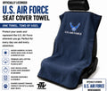 Officially Licensed U.S. Air Force Seat Cover Towel | 100% Cotton Terry Velour Bucket Seat
