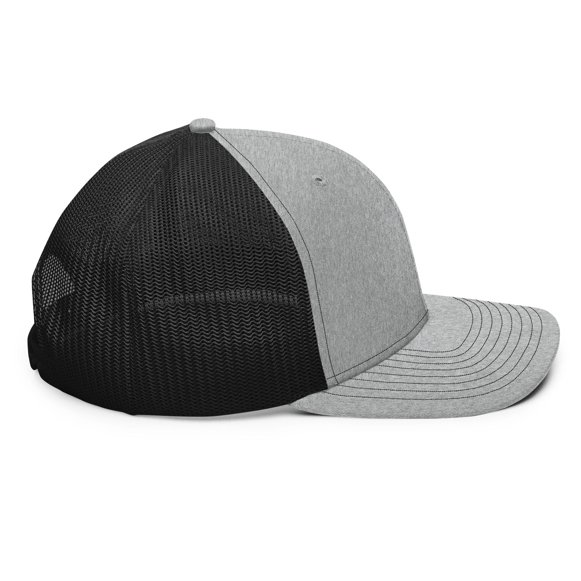Ford Mustang Cobra Trucker Hat, Mustang Cobra Snapback Cap, Gray Black Richardson 112 Mesh Hat, Car Guy Gift, Cobra Mustang Hat
