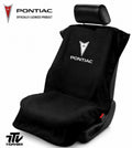 Officially Licensed Pontiac Trans Am Seat Cover Towel | Firebird Protector, Black Cotton Terry Velour