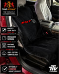 Officially Licensed Dodge SRT Hellcat Seat Cover Towel, Black Cotton Terry Velour