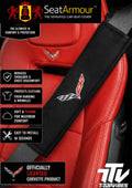 Officially Licensed C8 Corvette Seat Belt Cushion | 2020+ Corvette Shoulder Pad