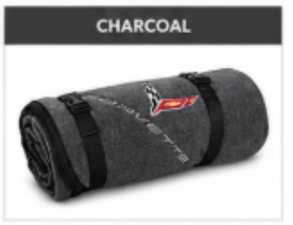 Officially Licensed Corvette C8 Stadium Blanket | Water-Resistant Outdoor Use