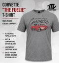 Officially Licensed Corvette "The Fuelie" T-Shirt | Vintage 1957 Corvette Graphic Tee | Classic Chevrolet Shirt