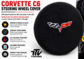 Corvette C6 Steering Wheel Cover | Officially Licensed GM Plush Protector Made USA