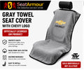 Chevrolet Gray Towel Seat Cover | Officially Licensed GM Product, 100% Cotton