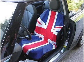 Mini Cooper British Flag Car Seat Towel