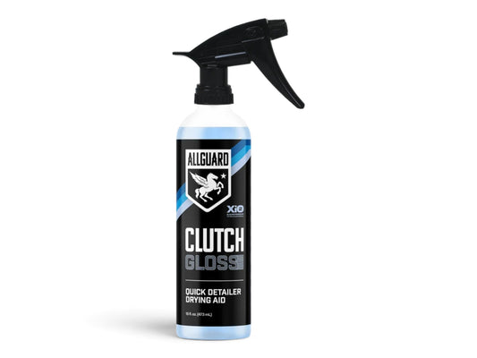T-Top Vibes AllGuard Clutch Gloss 16 oz 3-in-1 quick detailer, clay lubricant, and drying aid spray bottle.