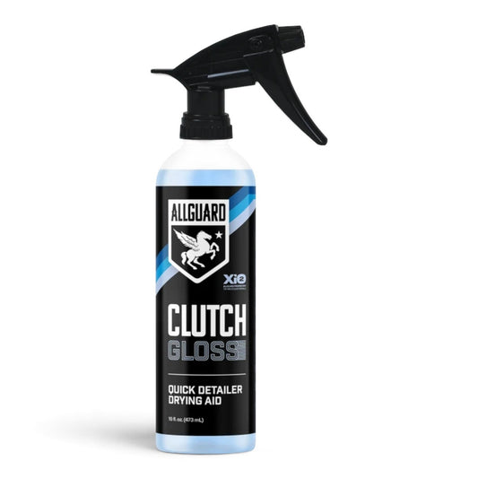 T-Top Vibes AllGuard Clutch Gloss 16 oz 3-in-1 quick detailer, clay lubricant, and drying aid spray bottle.